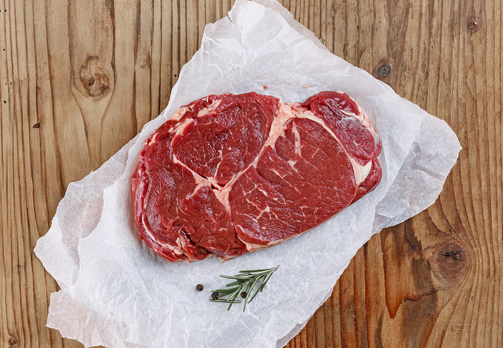 Marha rib eye steak Marha rib eye steak
